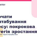 Як почати масштабування бізнесу: покрокова стратегія зростання