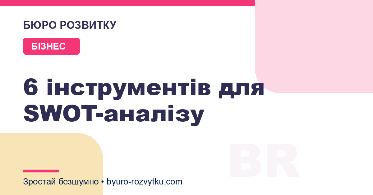 6 інструментів для SWOT-аналізу