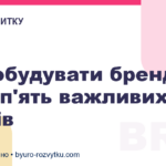 Як побудувати бренд №1: п'ять важливих кроків